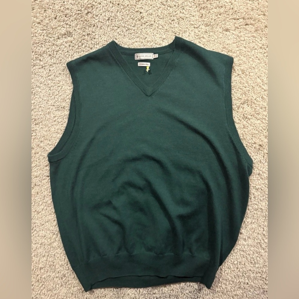 Peter Millar Wool Autumn Crest V-Neck sweater vest szXL-0147